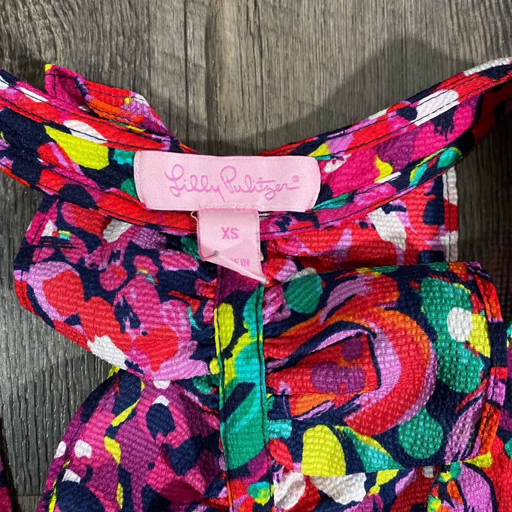 LILLY PULITZER Ruffle Racerback Top - Picture 5 of 5